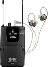 Wireless IEM System with Transmitter and Bodypack Receiver