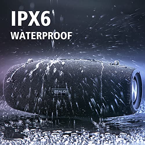 Bluetooth Speakers, 75W Portable Bluetooth Speakers Loud with BassUp Technology,IPX6 Waterproof Outdoor Speaker with 14,400MAh Big Battery,50H Playtime,Stereo,Party, Wireless SpeakerUpdate