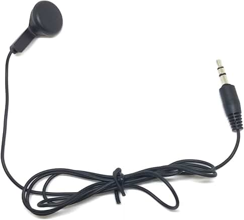 Bulk Black Single Ear Earbuds for Phone and Devices