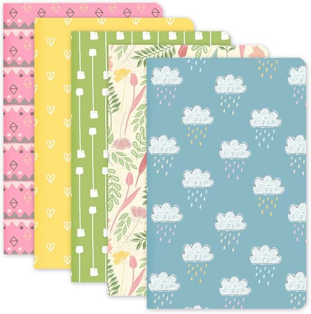 Pocket Checklist Notebook Set, 5 Pack, 64 Pages