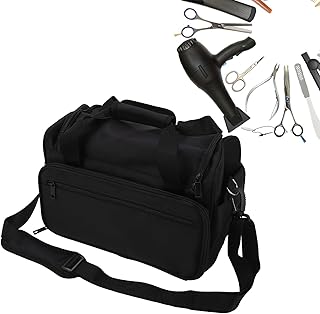 Portable Salon Hairdressing Tools Bag in Black