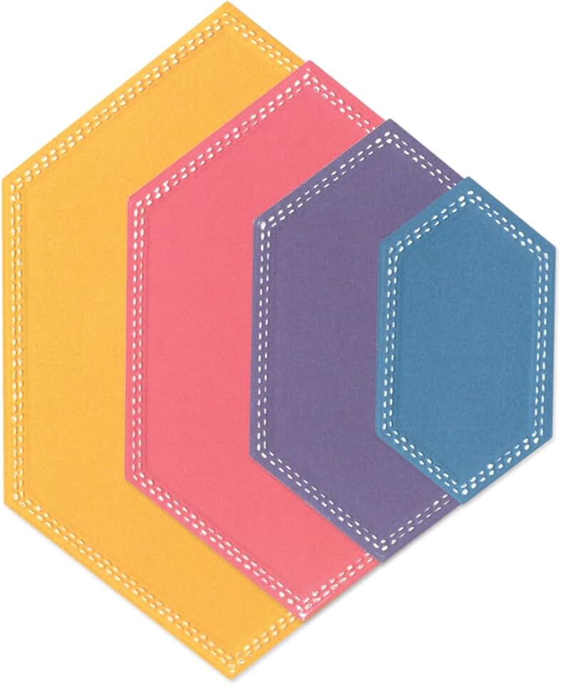 Stitched Hexagons Die Set