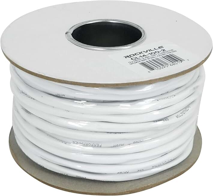 14 AWG 100ft Speaker Wire for In-Wall and Ceiling Use