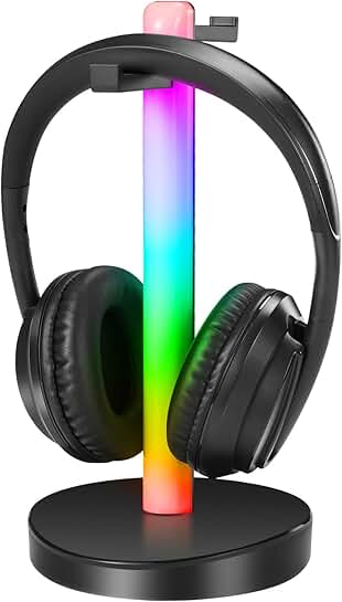 Wireless TV Headphones with Long Range and Stand