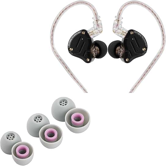 In-Ear Monitor with 5 Drivers and Ear Tips