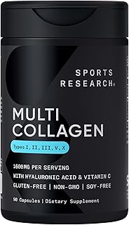 Multi Collagen Pills with Hyaluronic Acid and Vitamin C