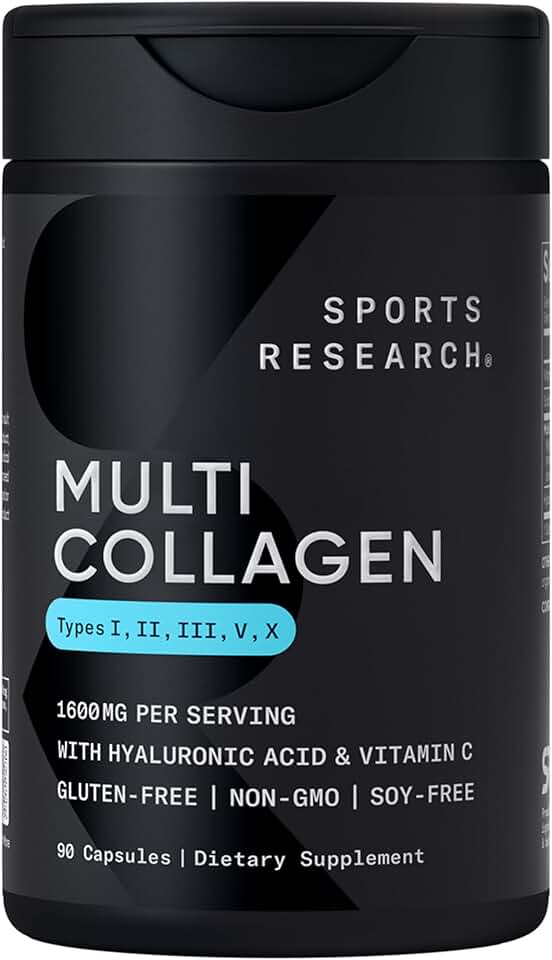 Multi Collagen Pills with Hyaluronic Acid and Vitamin C