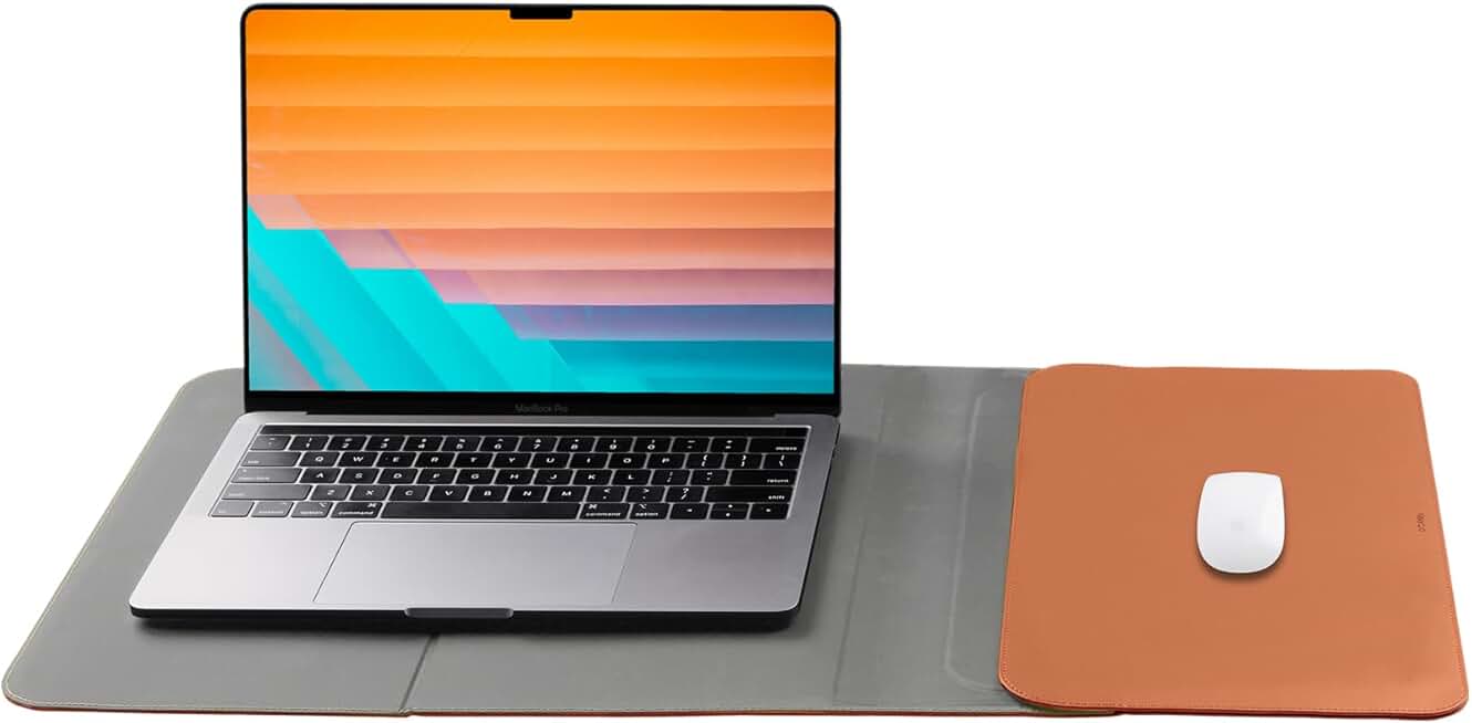 Terracotta 14-Inch Hybrid Laptop Sleeve and Desk Mat