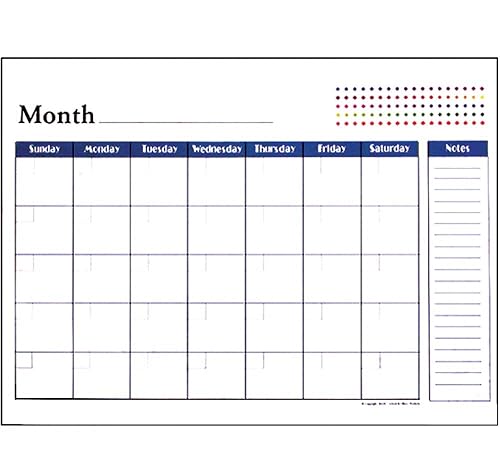 17x22 Inch Undated Desk Pad Calendar