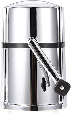 Manual portable ice crusher for cold drinks