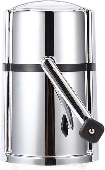 Manual portable ice crusher for cold drinks