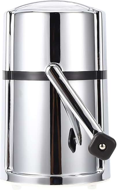 Manual portable ice crusher for cold drinks