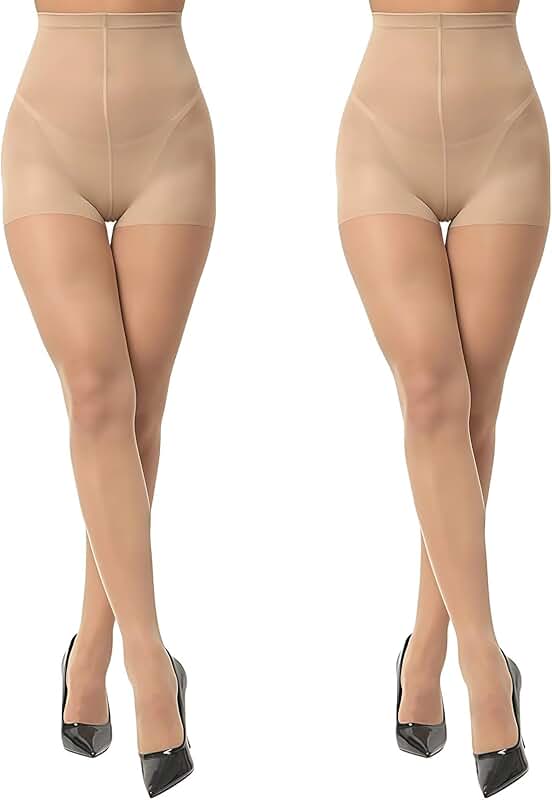 Two Pairs of Soft Women's Tights