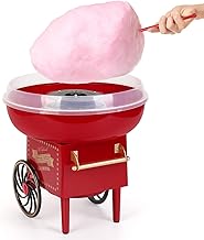 Mini Electric Cotton Candy Maker with Scoop and Splash-Proof Plate