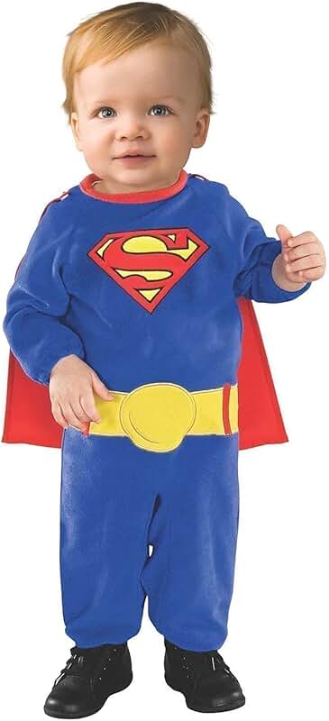 Superman Baby Costume with Removable Cape