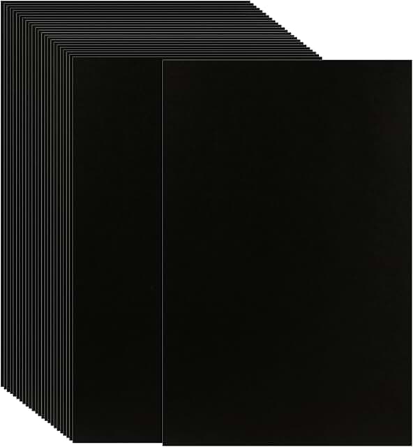 Black 11x17 inch 80lb cardstock, 100 sheets