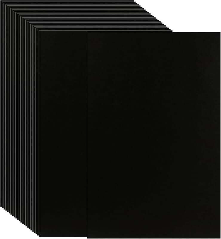 Black 11x17 inch 80lb cardstock, 100 sheets