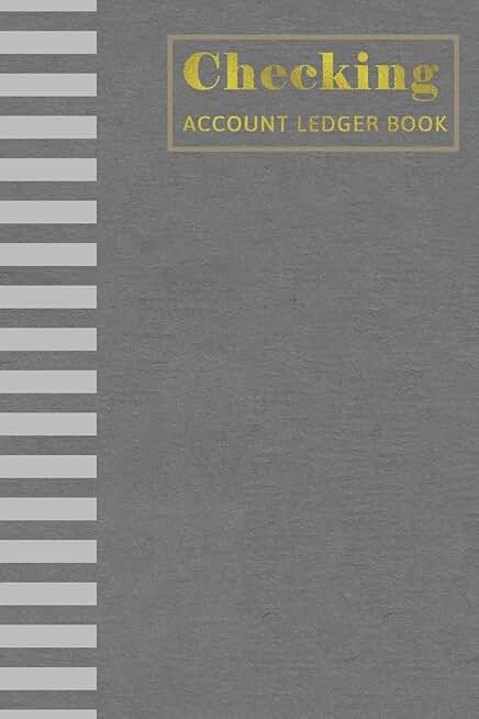 Checking Account Ledger Book with 110 Pages