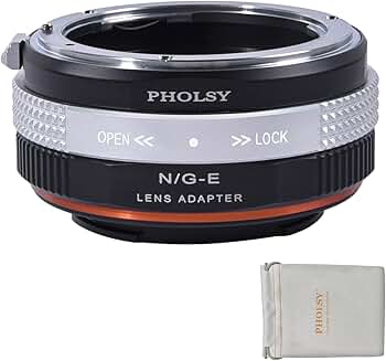 Lens Mount Adapter for Nikon F to Sony E Cameras
