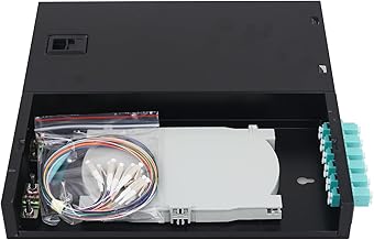 12-Port Duplex Fiber Enclosure with Splice Trays