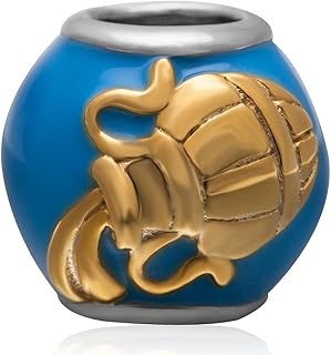 Sterling Silver Zodiac Sign Bead Charm