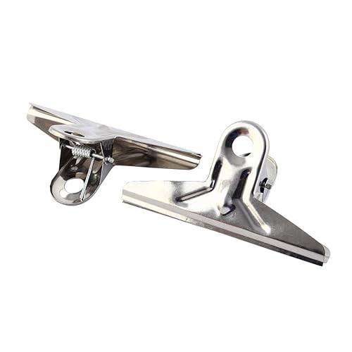 Two 5-Inch Stationery Paper File Clamps