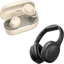 Lightweight Wireless Earbuds and Over Ear Headphones