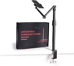 Adjustable Phone and Tablet Stand with Clamp
