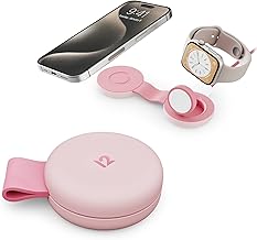 Compact 2-in-1 Foldable Wireless Travel Charger, 15W