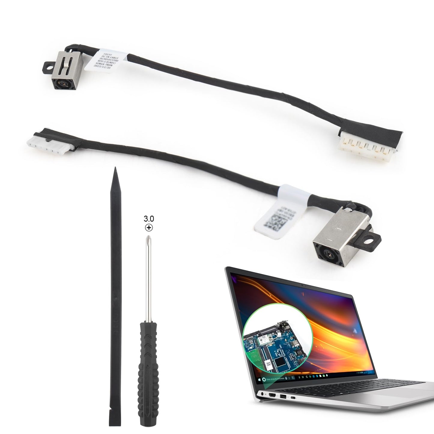 Charging port and flex cable for Dell Inspiron 15 and 14