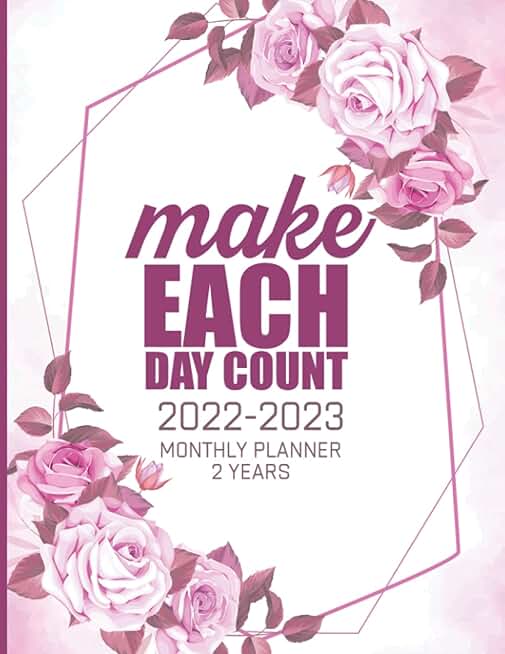Two-Year Monthly Planner with Holidays