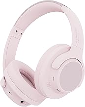 Wireless over-ear headphones with noise cancelling and long battery life