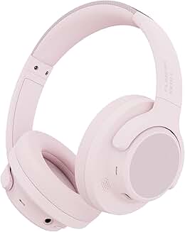 Wireless over-ear headphones with noise cancelling and long battery life