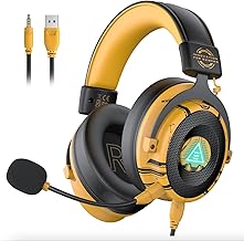 Wired Gaming Headset with Microphone and 7.1 Surround Sound