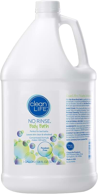 One-Gallon Body Bath for Clean, Fresh, Odor-Free Skin
