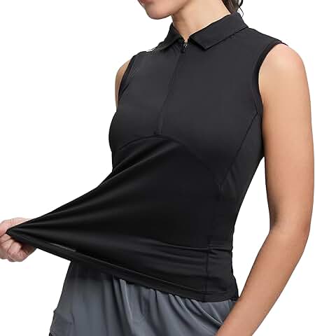 Women's Sleeveless Collared Golf Shirt