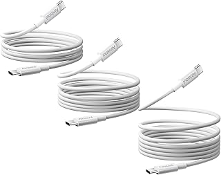 3-Pack USB C to USB C Charging Cables (3, 6, 10 ft)