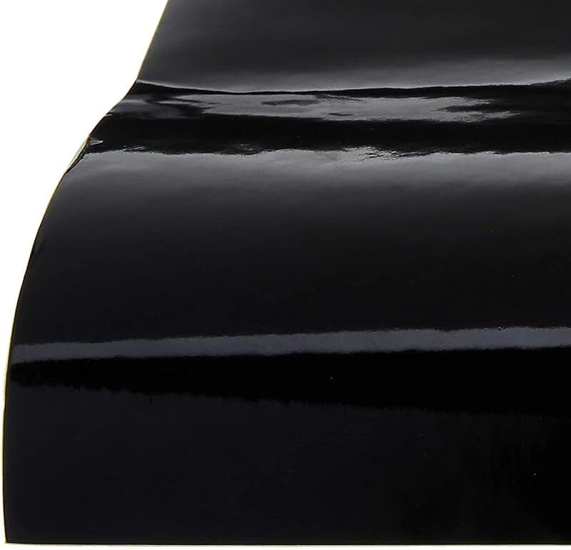 Black 12x12 Inch Permanent Adhesive Vinyl Sheets, 20 Pack