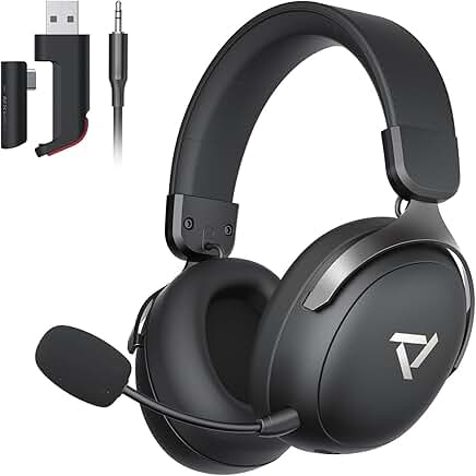 Wireless Gaming Headset with 80-Hour Battery and 7.1 Surround