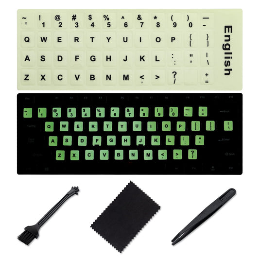 Glow in the Dark Keyboard Sticker Set