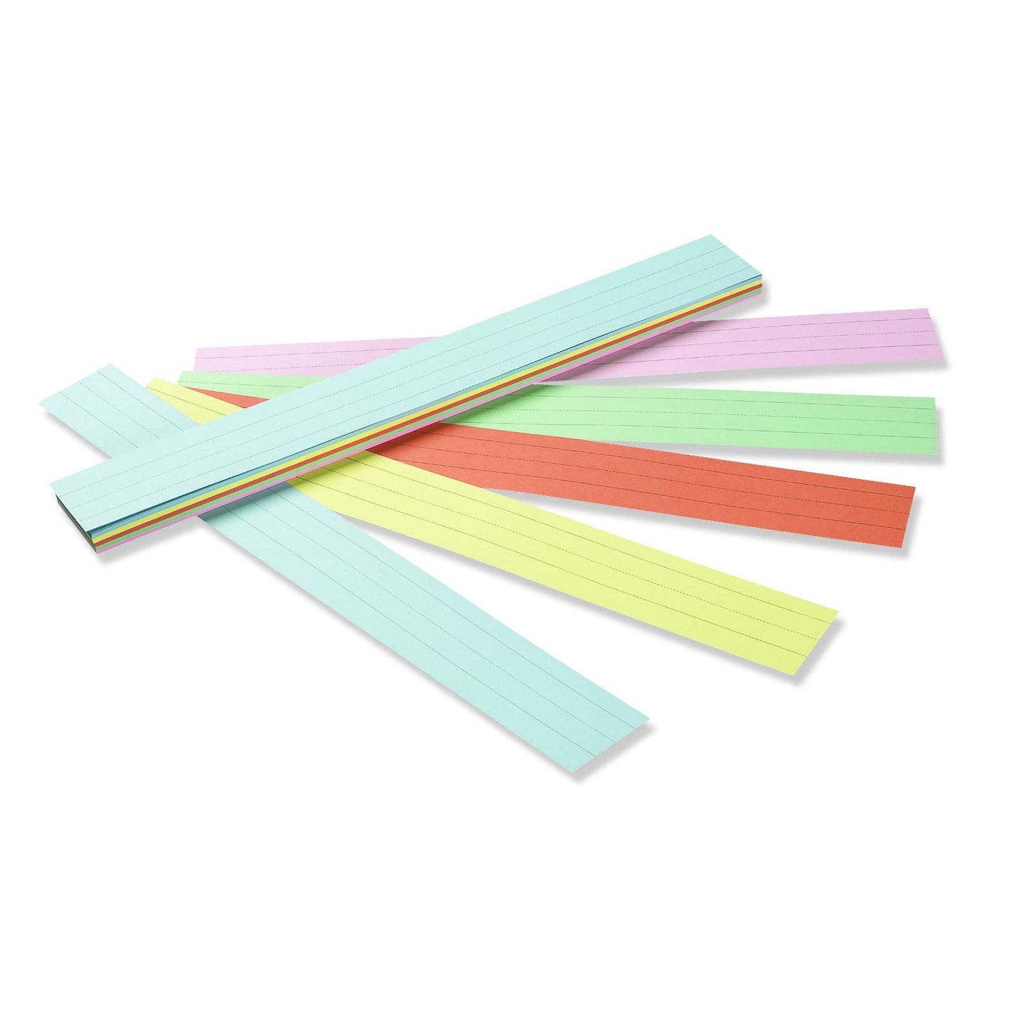 Assorted Color Sentence Strips, 24 x 3 Inches, 100 Pack