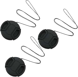 52mm Lens Cap Cover Set (3 Pack)