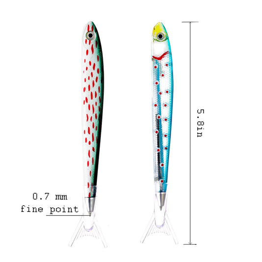 Cute Fish Pen Set for Gifts and Decor
