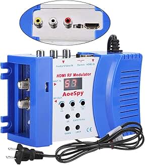 HDMI RF Modulator for AV to Coaxial Conversion