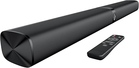 80W Bluetooth Soundbar with Equalizer and Detachable Design