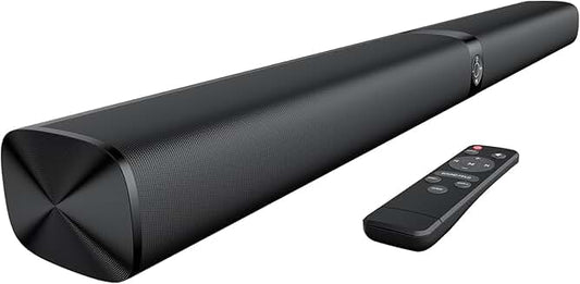 80W Bluetooth Soundbar with Equalizer and Detachable Design