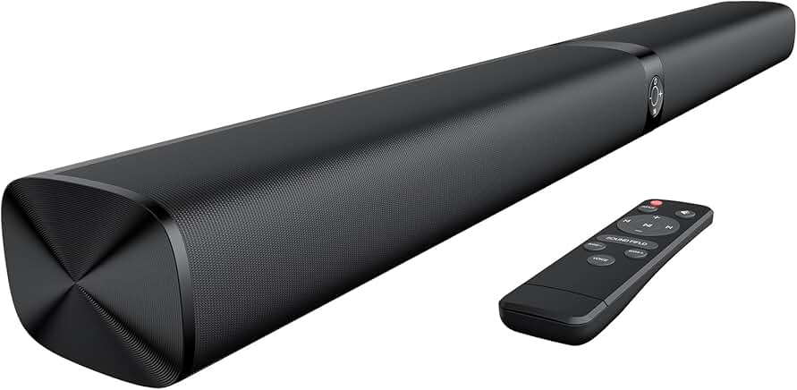 80W Bluetooth Soundbar with Equalizer and Detachable Design