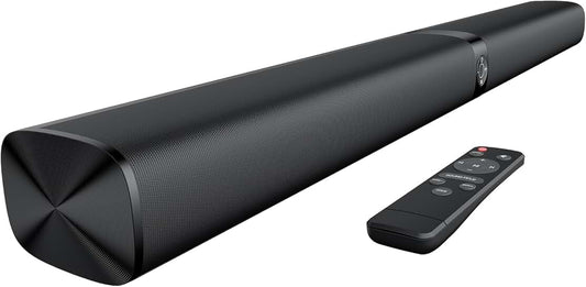 80W Bluetooth Soundbar with Equalizer and Detachable Design