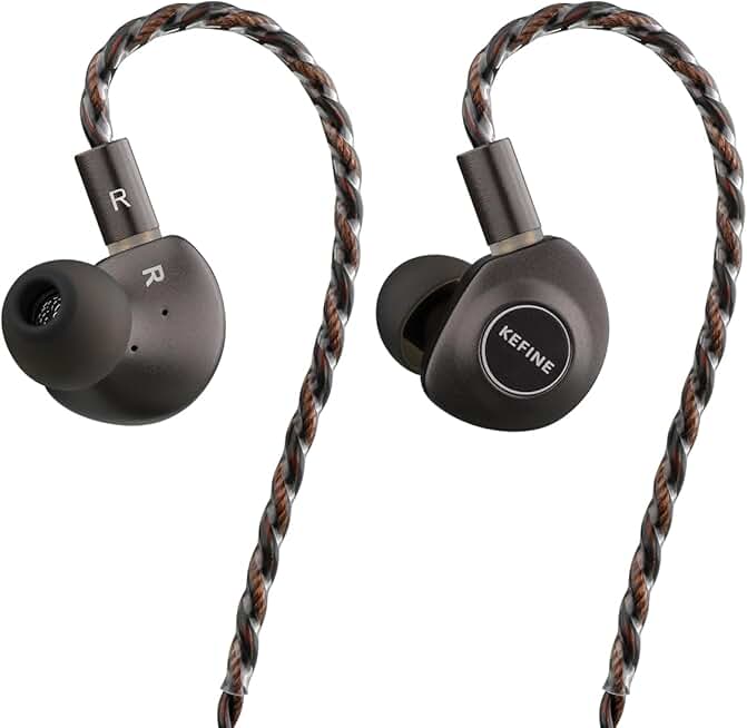 Delci IEMs with 10mm Dynamic Driver and Detachable Cable