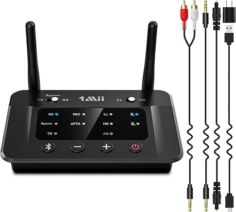 Bluetooth 5.3 Transmitter Receiver for TV and Stereo
